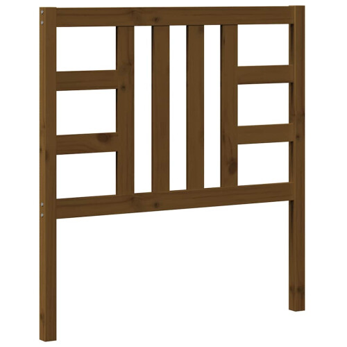 Berkfield Bed Headboard Honey Brown 96x4x100 cm Solid Wood Pine 1