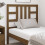 Berkfield Bed Headboard Honey Brown 96x4x100 cm Solid Wood Pine 3