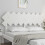 Berkfield Bed Headboard White 159.5x3x80.5 cm Solid Wood Pine 3