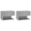Berkfield Wall-mounted Bedside Cabinets 2 pcs Grey Sonoma 2