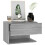 Berkfield Wall-mounted Bedside Cabinets 2 pcs Grey Sonoma 8