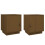 Berkfield Bedside Cabinets 2 pcs Honey Brown 40x34x45 cm Solid Wood Pine 2