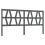 Berkfield Bed Headboard Grey 206x4x100 cm Solid Wood Pine 2