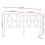 Berkfield Bed Headboard Grey 206x4x100 cm Solid Wood Pine 6