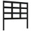 Berkfield Bed Headboard Black 95.5x4x100 cm Solid Wood Pine 2