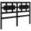 Berkfield Bed Headboard Black 125.5x4x100 cm Solid Wood Pine 2