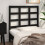 Berkfield Bed Headboard Black 95.5x4x100 cm Solid Wood Pine 4