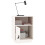 Berkfield Bedside Cabinet White 40x34x55 cm Solid Wood Pine 5