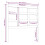 Berkfield Bed Headboard Black 95.5x4x100 cm Solid Wood Pine 6