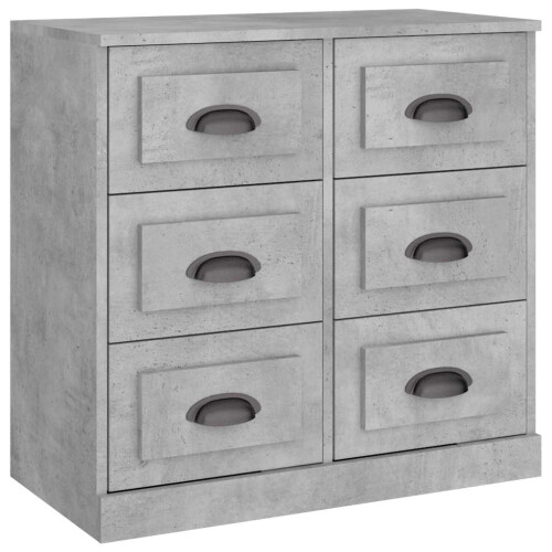 Berkfield Sideboard Concrete Grey 70x35.5x67.5 cm Engineered Wood 1