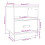 Berkfield Bedside Cabinets 2 pcs Grey 40x34x45 cm Solid Wood Pine 10
