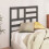 Berkfield Bed Headboard Grey 81x4x104 cm Solid Wood Pine 3