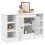 Berkfield Sideboard White 100x35.5x60 cm Engineered Wood 5