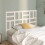 Berkfield Bed Headboard White 166x4x104 cm Solid Wood Pine 3