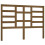 Berkfield Bed Headboard Honey Brown 126x4x104 cm Solid Wood Pine 2