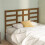 Berkfield Bed Headboard Honey Brown 126x4x104 cm Solid Wood Pine 3