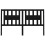 Berkfield Headboard Black 126x4x100 cm Solid Wood Pine 3