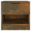 Berkfield Bedside Cabinet Smoked Oak Engineered Wood 4