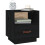 Berkfield Bedside Cabinets 2 pcs Black 40x34x45 cm Solid Wood Pine 4