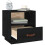 Berkfield Bedside Cabinets 2 pcs Black 40x34x45 cm Solid Wood Pine 5