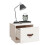Berkfield Bedside Cabinet White 40x34x35 cm Solid Wood Pine 4