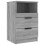 Berkfield Bedside Cabinet Grey Sonoma Engineered Wood 2
