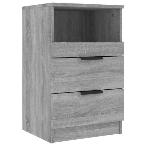 Berkfield Bedside Cabinet Grey Sonoma Engineered Wood 1