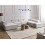 Beliani Modular Corner Sofa 5 Seater ARDAL Corduroy Off-White Left Hand 2