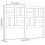 Berkfield Bed Headboard White 126x4x104 cm Solid Wood Pine 6