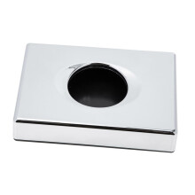 Waterproof Plastic Tissue Box Holder with Easy Refill Access for Home Office Bathroom or Car