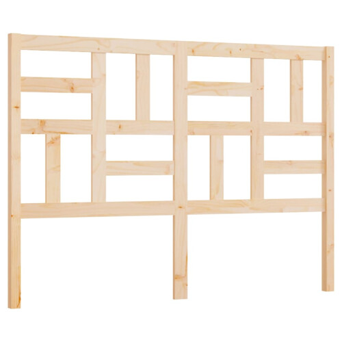 Berkfield Bed Headboard 126x4x104 cm Solid Wood Pine 1