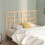 Berkfield Bed Headboard 126x4x104 cm Solid Wood Pine 3