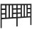 Berkfield Bed Headboard Black 166x4x100 cm Solid Wood Pine 2