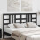 Berkfield Bed Headboard Black 166x4x100 cm Solid Wood Pine 3
