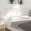 Berkfield Headboard White 146x4x100 cm Solid Wood Pine 4