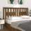Berkfield Headboard Honey Brown 126x4x100 cm Solid Wood Pine 4