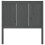 Berkfield Bed Headboard Grey 80.5x4x100 cm Solid Pine Wood 4