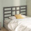 Berkfield Bed Headboard Grey 156x4x104 cm Solid Wood Pine 3