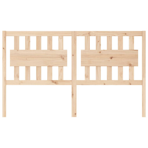 Berkfield Bed Headboard 165.5x4x100 cm Solid Wood Pine 2