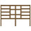 Berkfield Bed Headboard Honey Brown 141x4x104 cm Solid Wood Pine 4