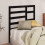 Berkfield Bed Headboard Black 81x4x104 cm Solid Wood Pine 3