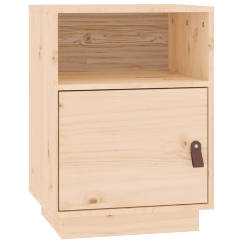 Berkfield Bedside Cabinet 40x34x55 cm Solid Wood Pine 1
