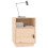 Berkfield Bedside Cabinet 40x34x55 cm Solid Wood Pine 4
