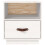 Berkfield Bedside Cabinet White 40x34x45 cm Solid Wood Pine 6