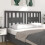 Berkfield Headboard Grey 186x4x100 cm Solid Wood Pine 4