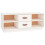 Berkfield TV Cabinet White 100x34x40 cm Solid Wood Pine 2