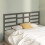 Berkfield Bed Headboard Grey 186x4x104 cm Solid Wood Pine 3