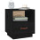 Berkfield Bedside Cabinet Black 40x34x45 cm Solid Wood Pine 4