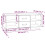 Berkfield TV Cabinet White 100x34x40 cm Solid Wood Pine 10