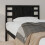 Berkfield Headboard Black 96x4x100 cm Solid Wood Pine 4